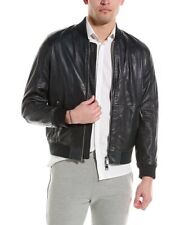 Armani Exchange Blouson Leather Jacket Men's picture