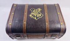 Harry Potter Hogwarts Stationary Leather Wood Luggage Suitcase LARGE Trunk  picture