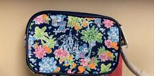 Disney Parks Lilly Pulitzer Gillie Wristlet Mickey & Minnie Castle Exact NEW picture