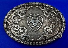 Ariat - Western flower swirl design oval replacement belt buckle picture