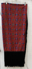 New Pendleton Beaver State Wool Aztec Reversible Fringed Wool Blanket 64X62 BB picture