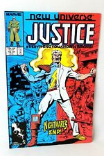 Justice #15 Nightmare's End 1988 New Universe Marvel Comics F- picture