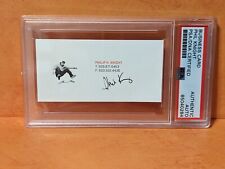 PHIL KNIGHT PSA Autograph Signed Business Card Nike Movie Air picture