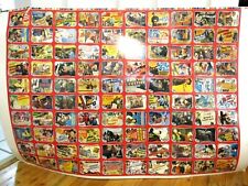 Riders Of Silver Screen Cards Uncut sheet 1993 series 1 vintage trading westerns picture