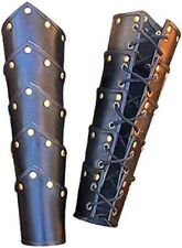 Medieval Leather Leg Armor Cosplay costume for halloween picture