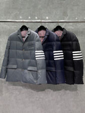 Men women Suit style down Jacket Winter Warm Puffer Coat Button Padded Outwear picture