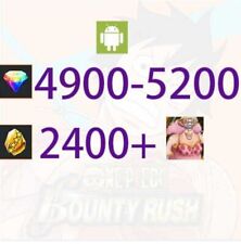 One Piece Bounty Rush Starter Account 🤖Android🤖4.9-5.2+k Gems And 2.4k+ Frags picture