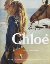 CHLOE 1-Page PRINT AD Spring 2015 CAROLINE TRENTINI Eniko Mihalik HORSE on BEACH picture