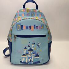 HTF Rare Disneyland Sleeping Beauty Castle Mini Backpack Anniversary USED ONCE picture