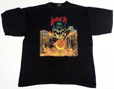 Slayer Shirt Jeff Hanneman Original Vintage European Intourvention Tour 1994 picture