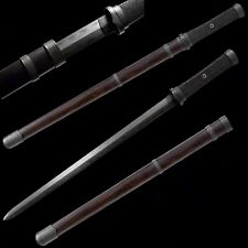 High quality Handmade Black Clay tempered Folded steel Jian sword Sharp  picture