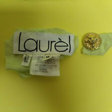 Laurel Escada gold Lion Buttons set of 8 vintage 2 part snap fastener rivets picture
