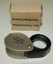 Vintage Folding 10X Magnifier in Box picture