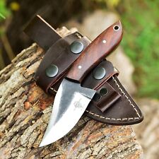 Custom Hand forged High Carbon 1095 Steel Hunting Knife with Exotic wood Handle picture
