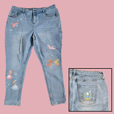 Disney Princess Cinderella Women's Plus Size Jeans 16 Pants Mom Jeans Torrid picture