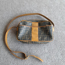 Vintage Fendi Crossbody Bag Purse Double Logo Handbag  picture