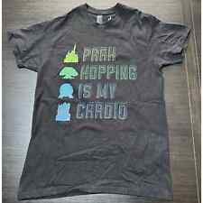 Disney Parks Park Hopping Is My Cardio Unisex Tshirt Black picture
