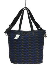 PRADA Women's 2WAYTote Bag Nylon Blue Full Pattern picture