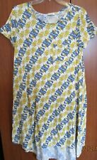 Lularoe Disney Donald Duck Dress Sz Small Polyester Spandex Bust 36 Length 42 in picture