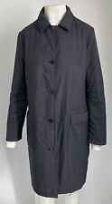 Jil Sander Women's Navy Single-Breasted Mid-Length Basic Coat sz 38 picture