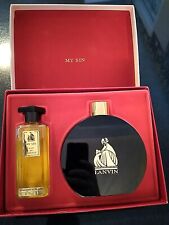 Lanvin My Sin Splash Perfume 1-/12 fl oz and Talc Powder 2.75 oz Gift Set ~ NEW picture
