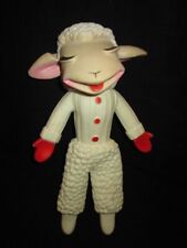 Vintage 1963 LAMBCHOP Lamb Chop Soft Vinyl Doll Plush Toy  Squeeze to Make Sound picture