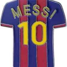 Lionel Messi Jersey Soccer Football Lapel Metal Enamel Barcelona Pin picture