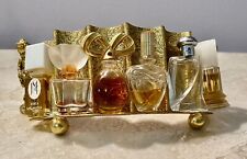 Unique Vintage 6 Perfume Holder / Lipstick Holder Brass Angels 24K Gold Finish picture