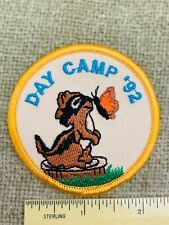 1992 Day Camp Girl Scout Collectible Embroidered Patch New picture