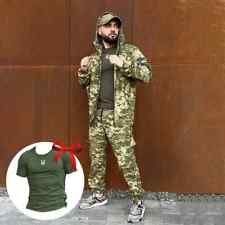 Lightweight men's Suit Jacket with hood + Pants + Gift T-shirt / Field Uniform I picture