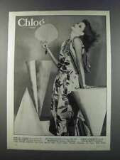 1981 Chloe Fashion Advertisement picture