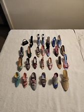 Large Lot of 27 Assorted Pieces Miniature Resin Shoe Collection Misc Brands  picture