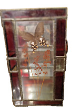 Artist   Stain Glass Trinket  Box 15 inch by 8 inch  by 3 1/2 in deep picture
