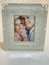 Lenox 50th Anniversary Picture Frame 5x7 Porcelain Wedding Promises Collection picture