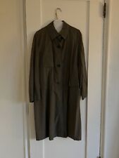 jil sander olive green trench coat picture