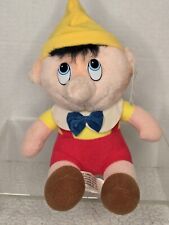 Vintage Walt Disney Animated Film Classic Pinocchio Plush Toy w/ Tag SMALL STAIN picture