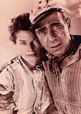 Humphrey Bogart Katherine Hepburn Hollywood Movie Actor Postcard picture
