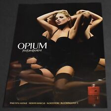2003 Print Ad Sexy Opium Yves Saint Laurent Lingerie Hosiery Pantyhose Fragrance picture