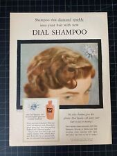 Vintage 1957 Dial Shampoo Print Ad picture