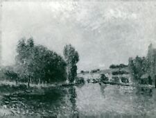 Works by Sisley: River Loing. - Vintage Photograph 1503074 picture