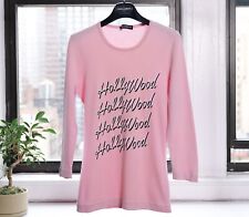 Dolce & Gabbana Vintage Pink Hollywood Long Sleeve T-shirt Top picture