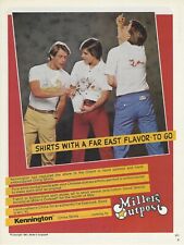 1981 Kennington China Shirt Millers Outpost Men's Fashion PRINT AD Advertisement picture