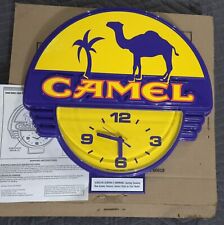 Vintage 1997 CAMEL Cigarettes Wall Clock Sign in box R.J. Reynolds Co. NIB picture