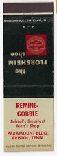 Remine-Gobble Men's Shop Bristol Tenn. The Florsheim Shoe Empty Matchcover picture