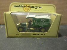 MATCHBOX ENGLAND MODELS OF YESTERYEAR 1910 Perrier Water RENAULT TRUCK picture
