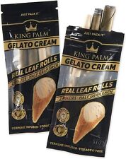 King Palm | Rollie | Gelato Cream | Palm Leaf Rolls | 2 Packs of 2 Each = 4Rolls picture