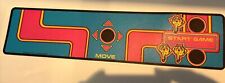 1981 MS PAC MAN CPO Arcade Control Panel Overlay Upright Game picture