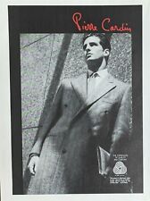 1984 PIERRE CARDIN The Expression of Quality & Comfort Vintage PRINT AD picture