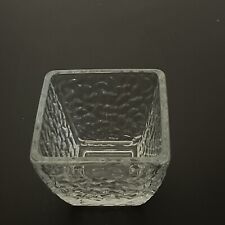 Disaronno Heavy Square Textured Clear Glass picture