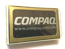COMPAQ Vintage Computers 80s 90s Gemaco Plastic Coated Playing Cards New picture